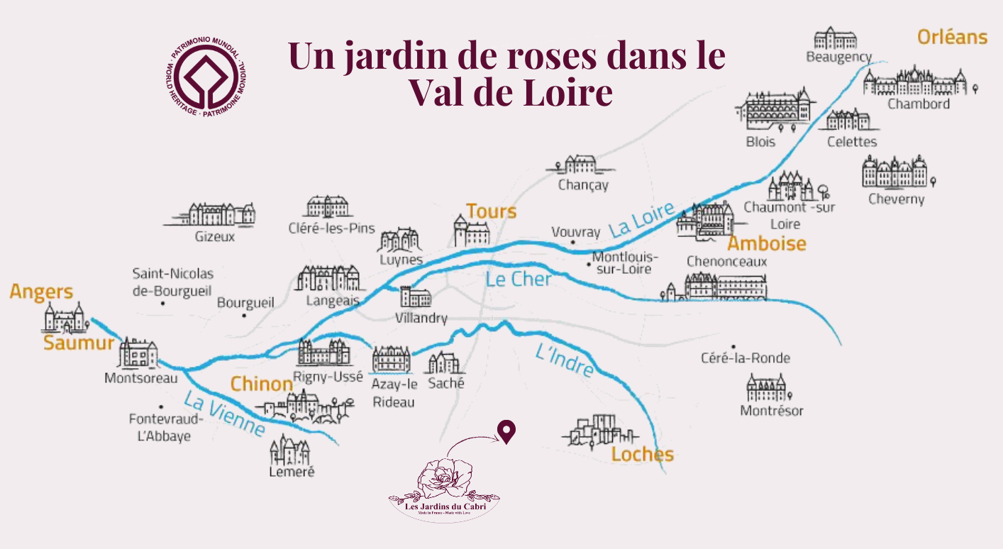 Val de Loire et les jardins du cabri